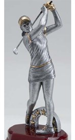 CAT-10 - Modern Female Golf Resin Figure ** As low as $10.95***