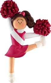 OR-6 Cheerleading Ornament Red
