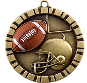 IM - 2 inch Football Medal