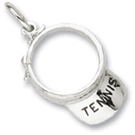 CHTV - Sterling Silver Tennis Visor Charm