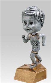 BH-6 - Male Track Bobblehead Figure