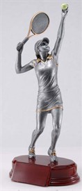 CAT-9 - Female Tennis Resin Figure