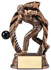 RST-5 1/2 inch Female Bowling Resin Trophy