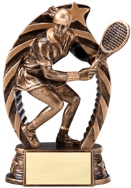 MRST 5 1/2 inch Female Tennis Resin Trophy