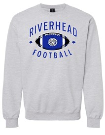 Riverhead High School Sport Grey Crewneck Sweatshirt - Orders due Wednesday, October 9, 2024