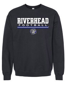 Riverhead High School Black Crewneck Sweatshirt - Orders due Friday, September 29, 2023