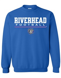 Riverhead High School Royal Crewneck Sweatshirt - Orders due Friday, September 29, 2023