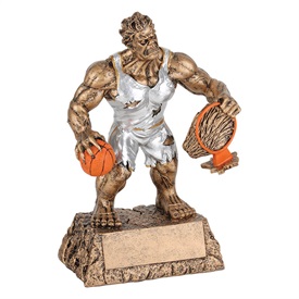  6 3/4 inch Monster Basketball Resin Figure