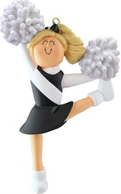 OR-6 Cheerleading Ornament Black