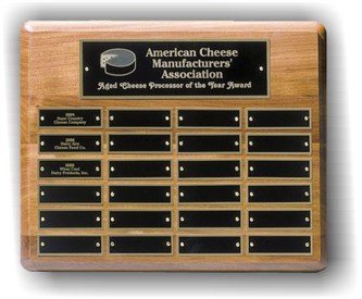 APT2DV - Solid Walnut Anniversary Plaque