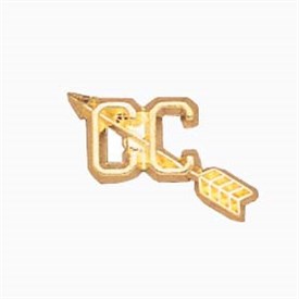 Chenielle Letter Pin - Cross Country