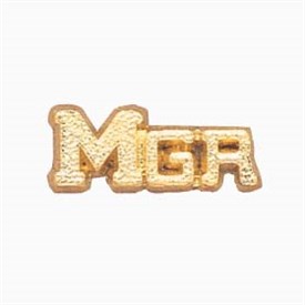 Chenielle Letter Pin - Manager