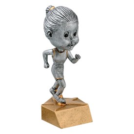 BH-6 - Female Track Bobblehead Figure
