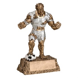 6 3/4 inch Monster Soccer Resin Figure