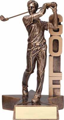 RST- Male Golf Resin Figure