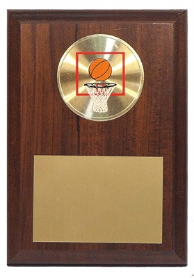 PBMM 4 x 6 Basketball Plaque