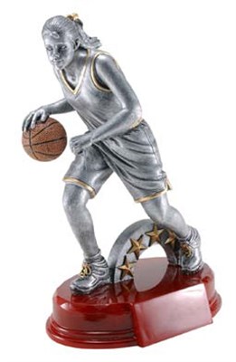 CAT-7 - Female Basketball Resin Figure