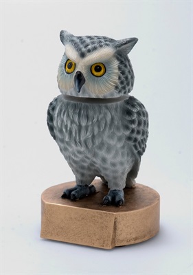 BHC - Owl American Bobblehead Mascot