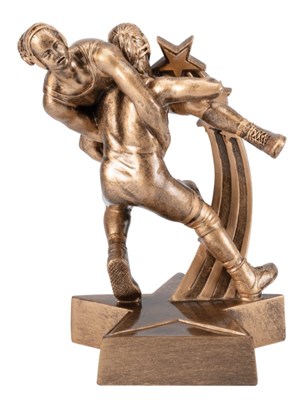 MRST535 - 8 1/2 inch Wrestling Resin Trophy