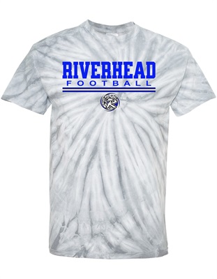 Riverhead High School Silver Tie Dye T-Shirt - Orders due Friday, September 29, 2023
