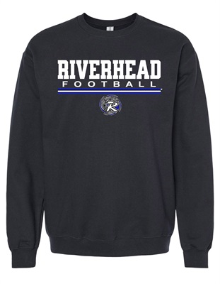 Riverhead High School Black Crewneck Sweatshirt - Orders due Friday, September 29, 2023