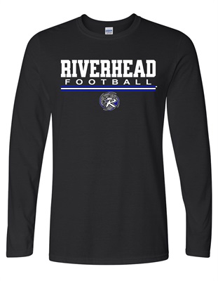 Riverhead High School Black Long Sleeve T-Shirt - Orders due Friday, September 29, 2023