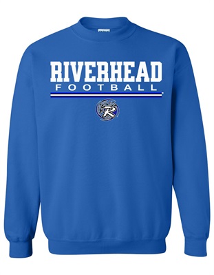 Riverhead High School Royal Crewneck Sweatshirt - Orders due Friday, September 29, 2023