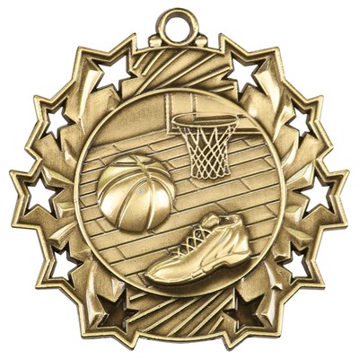TS - 2 1/4 inch Basketball Medal