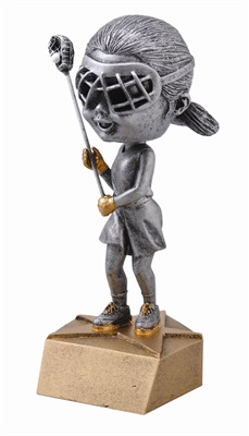 BH-6 - Female Lacrosse Bobblehead Figure