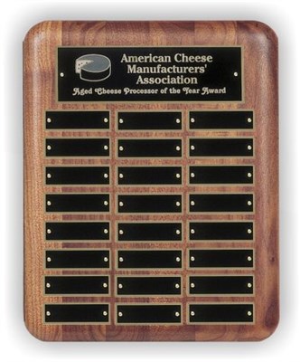 APT2D - Solid Walnut Anniversary Plaque