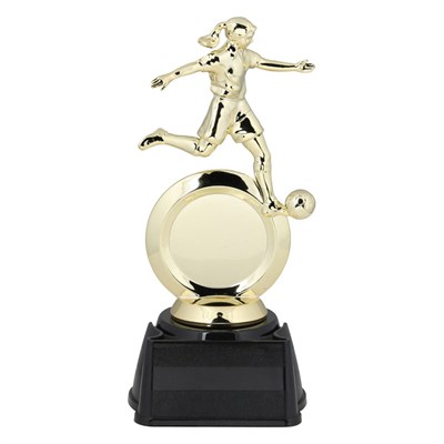 PDU314 - 8 1/4 inch Female Soccer Trophy