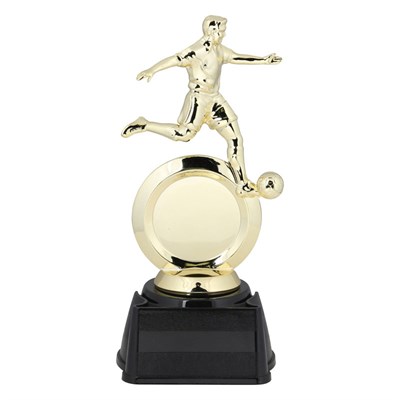 PDU315 - 8 1/4 in Male Soccer Trophy