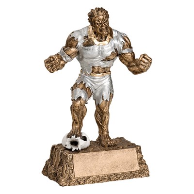 6 3/4 inch Monster Soccer Resin Figure