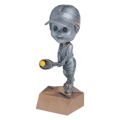 BH-6 - Female Tennis Bobblehead Figure